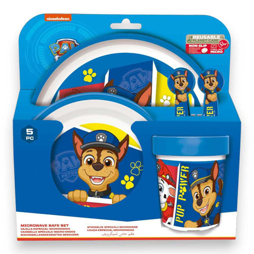 Picture of PAW PATROL PUP POWER 5 PIECE PREMIUM DINNER SET